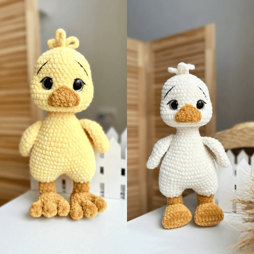 Lumi Quacky Goose & Chick Crochet Pattern PDF Amigurumi Bird Set Tutorial