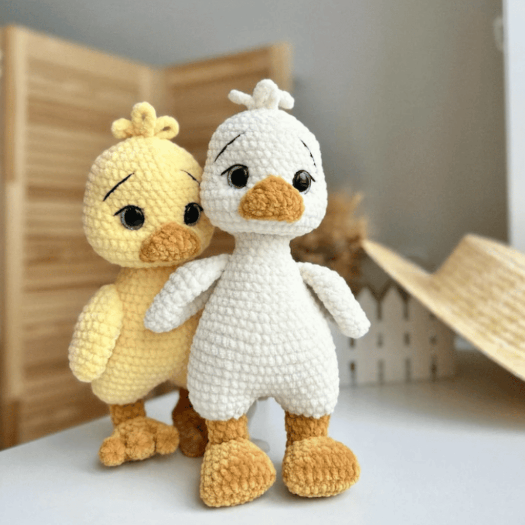 Lumi Quacky Goose & Chick Crochet Pattern PDF Amigurumi Bird Set Tutorial