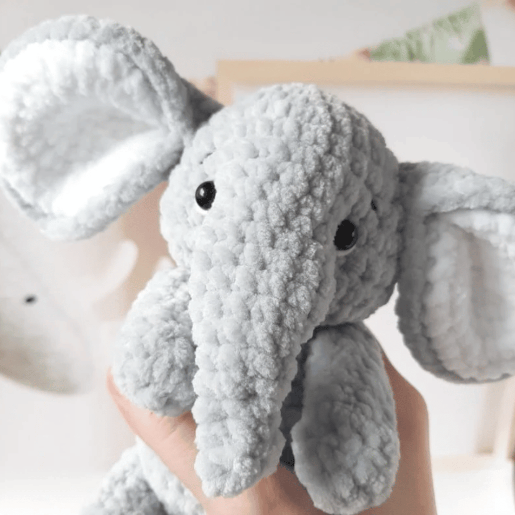 Elephant Amigurumi Crochet Pattern PDF Plush Safari Animal Tutorial