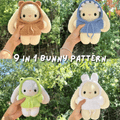 Baby Bunny Crochet Pattern Bundle – Cute Bunny Outfit Collection