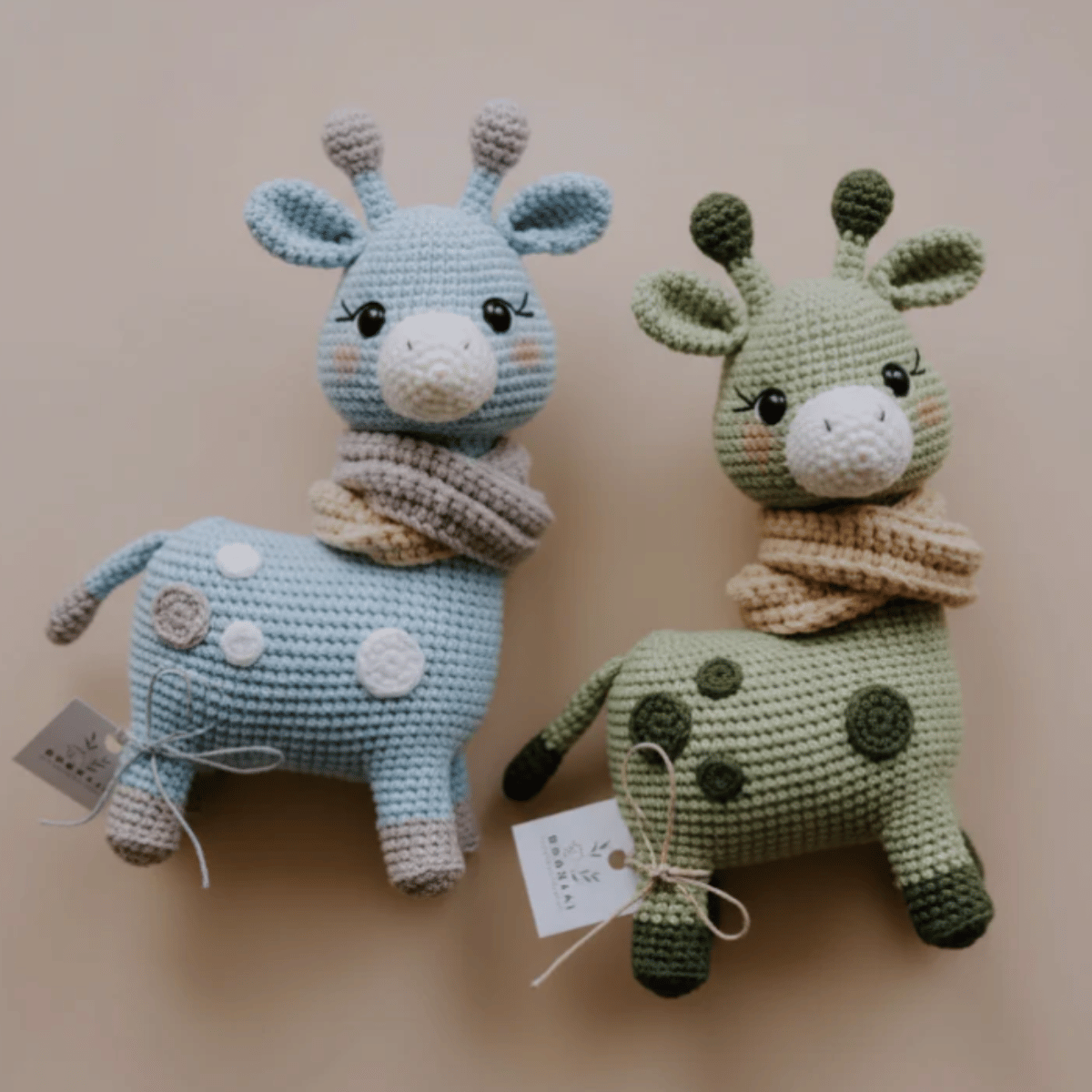 Nala the Giraffe 🦒 – Amigurumi Crochet Pattern PDF (Cute Handmade Plush Giraffe)