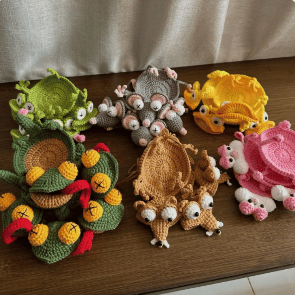 Crochet Coaster Pattern Bundle – Cute Handmade Mug Rug Set