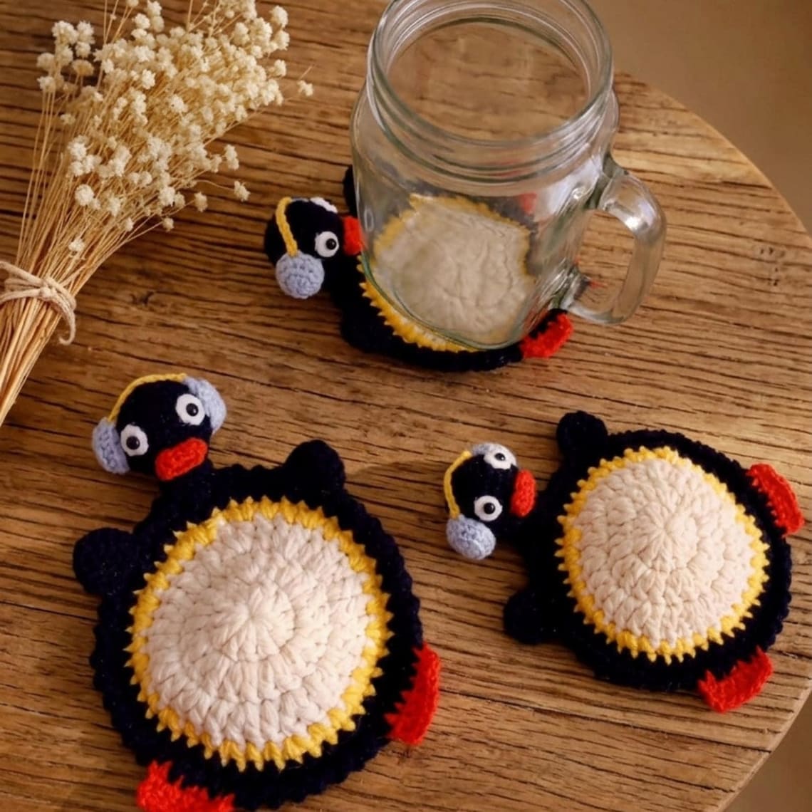 Crochet Coaster Pattern Bundle – Cute Handmade Mug Rug Set