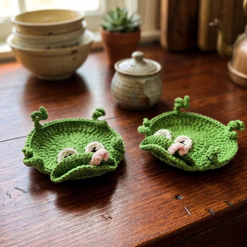 Crochet Coaster Pattern Bundle – Cute Handmade Mug Rug Set