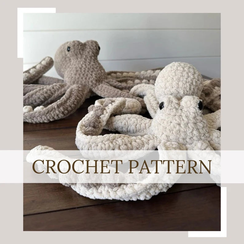 Octopus Crochet Pattern Bundle – Amigurumi Sea Animal PDF Collection