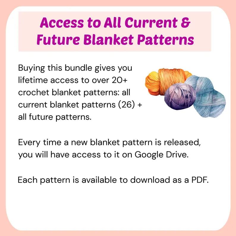 Ultimate Crochet Pattern Bundle – Lifetime Access PDF Collection