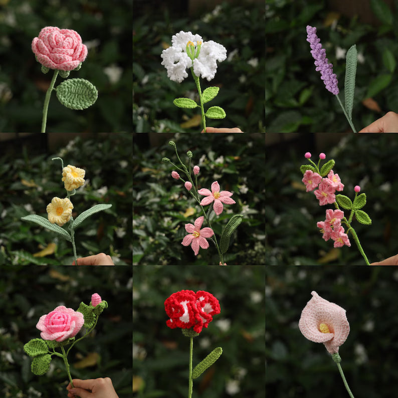 25+ Tulip Crochet Pattern Bundle – Flower Bouquet & Amigurumi PDF Collection