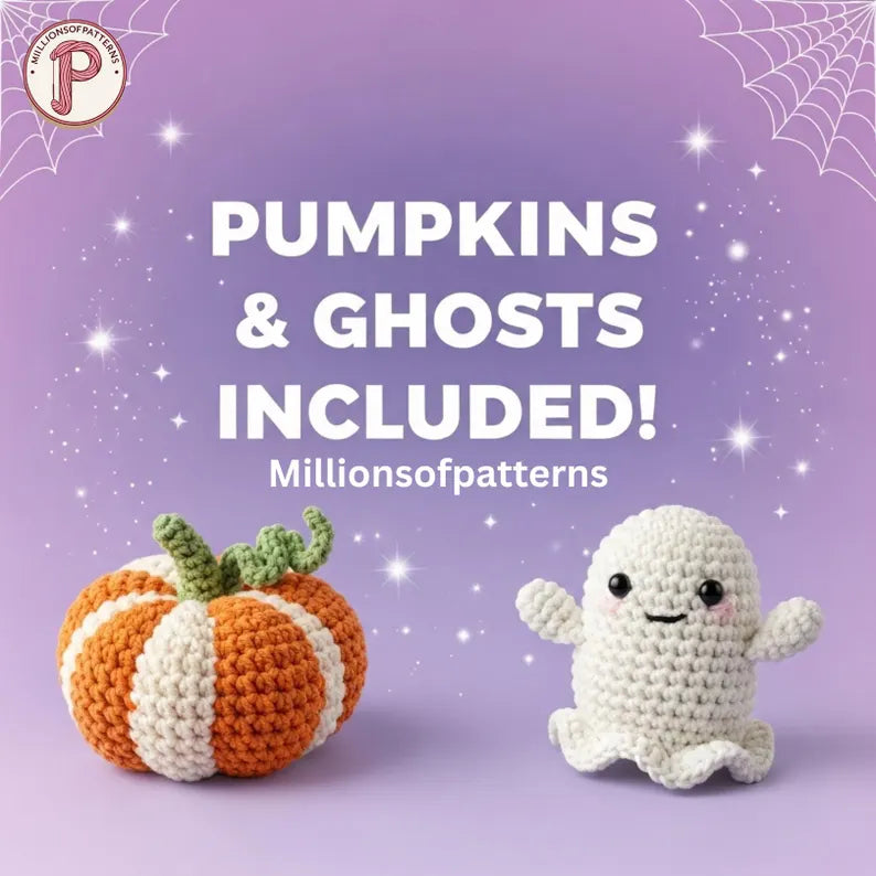 250+ Halloween Crochet Pattern Bundle – Spooky Amigurumi & Decor PDF Collection