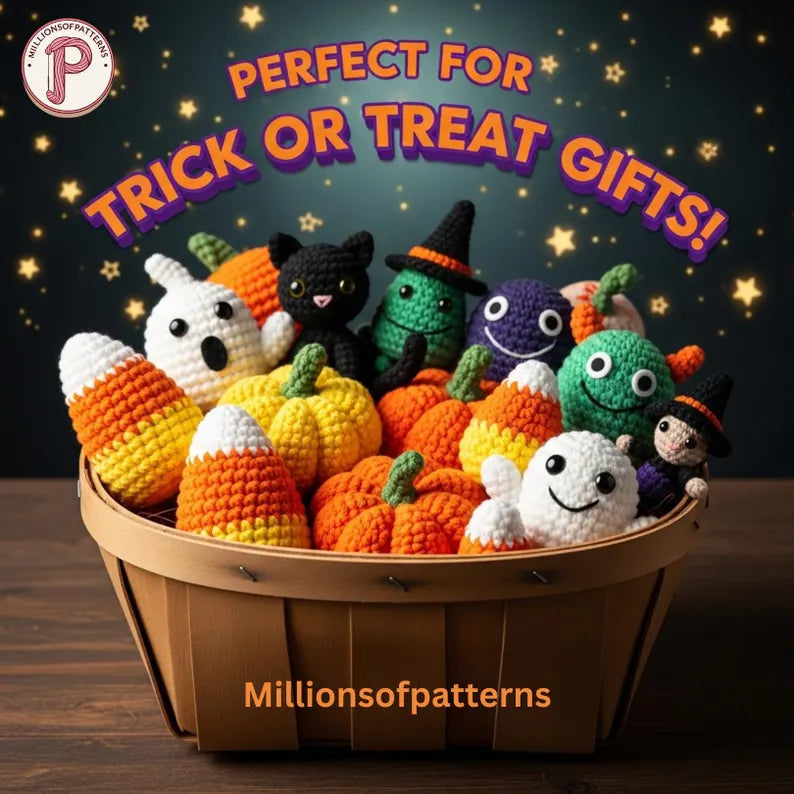 250+ Halloween Crochet Pattern Bundle – Spooky Amigurumi & Decor PDF Collection
