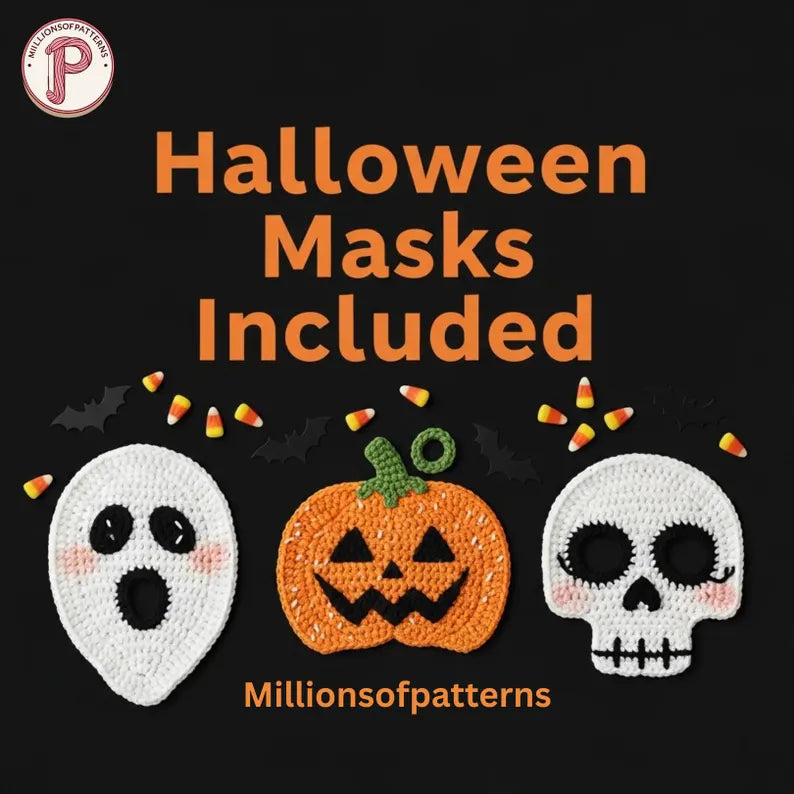 250+ Halloween Crochet Pattern Bundle – Spooky Amigurumi & Decor PDF Collection