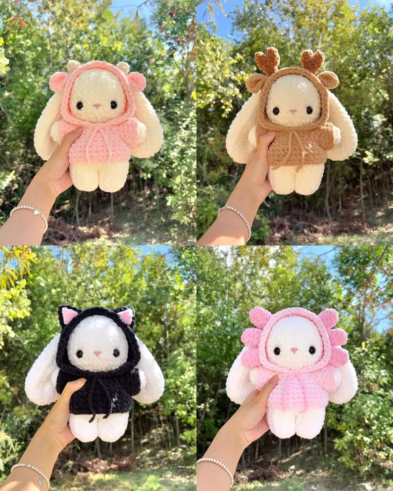 Baby Bunny Crochet Pattern Bundle – Cute Bunny Outfit Collection
