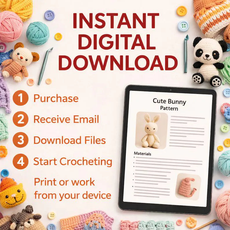 1300+ Crochet Pattern Bundle – Ultimate Mega PDF Collection (All Categories)