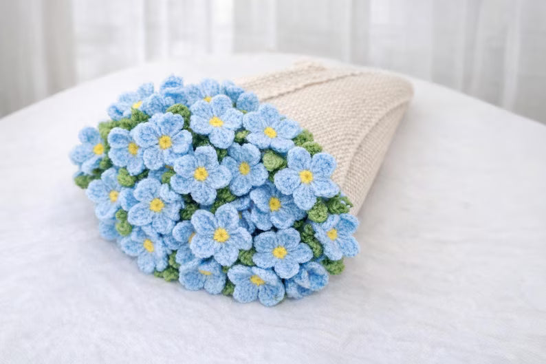 Crochet Flower Bouquet Blanket Pattern