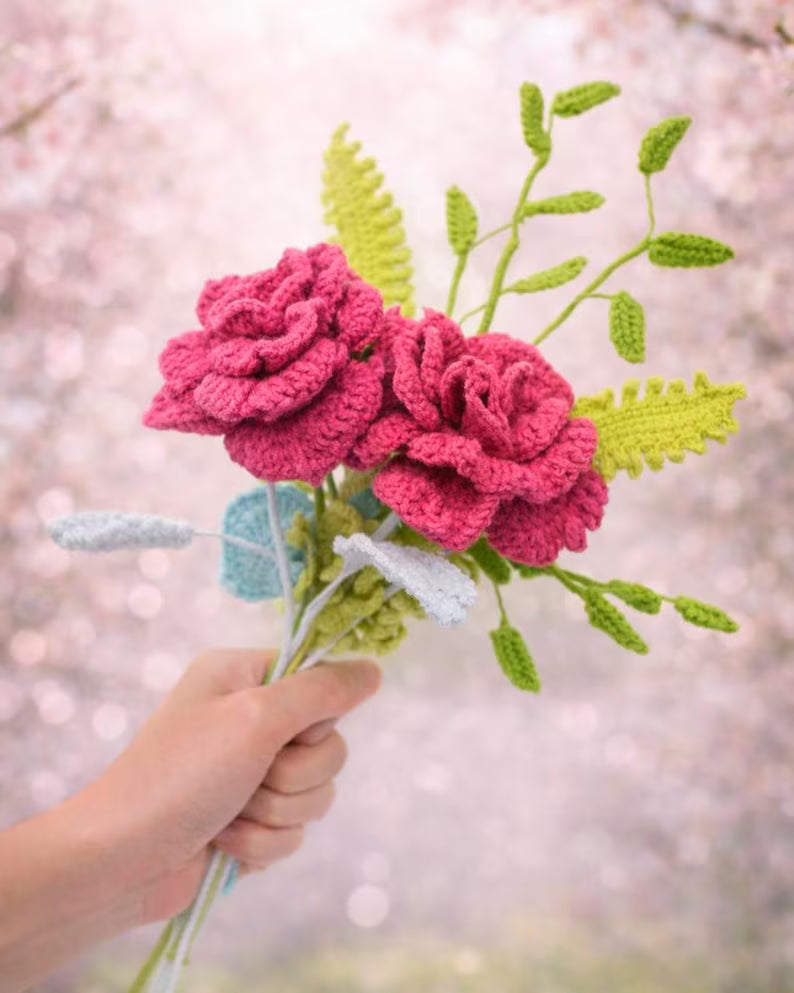 900+ Flower Bouquet Crochet Pattern Bundle – Floral Wedding & Garden PDF Collection