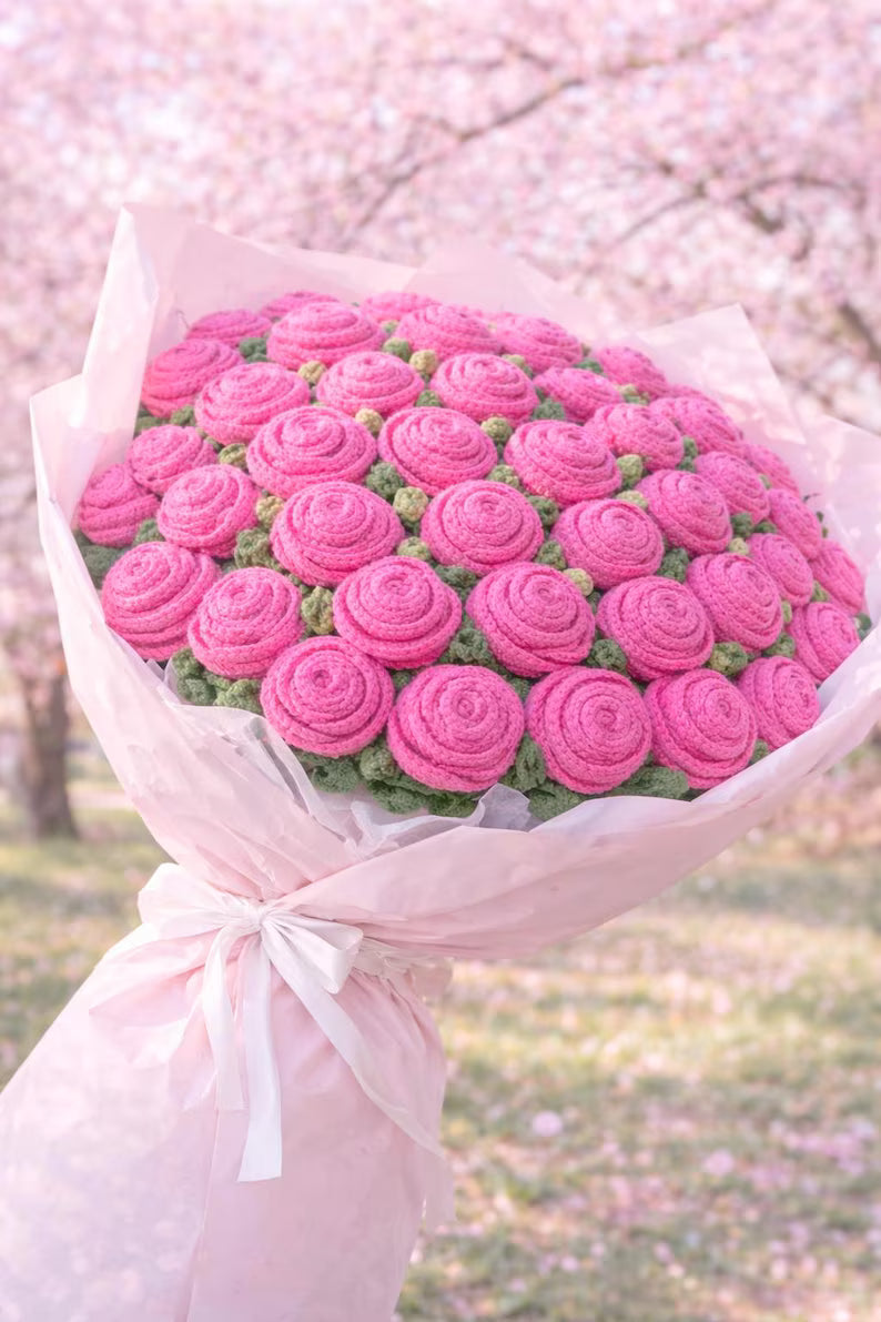 900+ Flower Bouquet Crochet Pattern Bundle – Floral Wedding & Garden PDF Collection