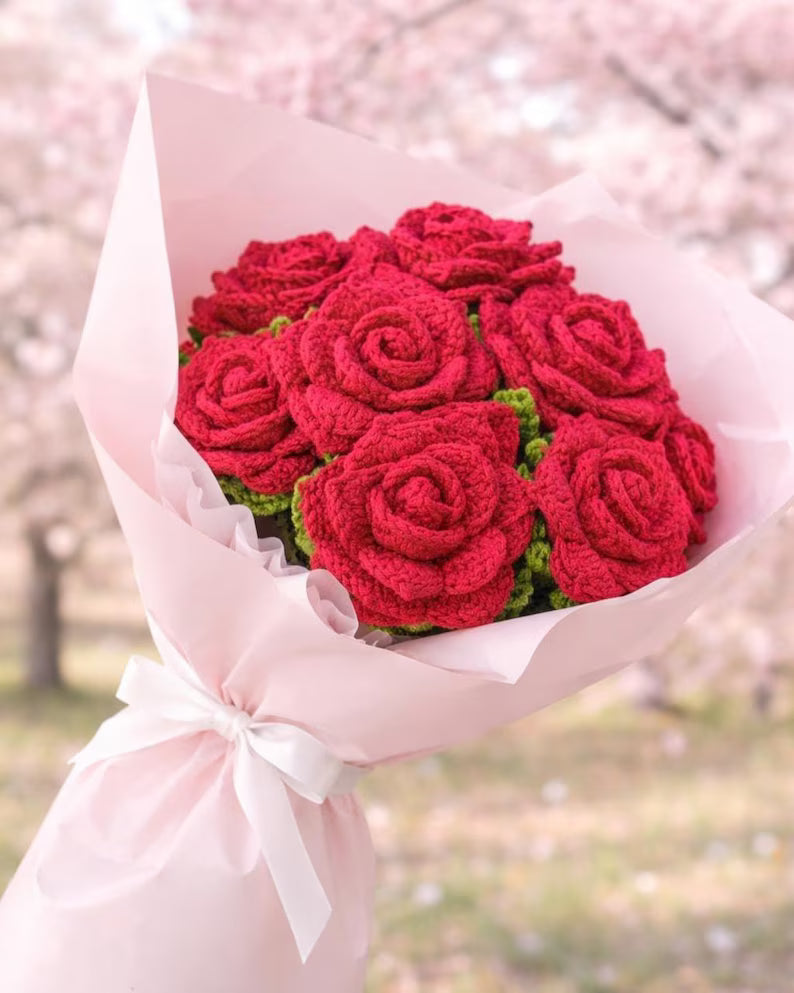 900+ Flower Bouquet Crochet Pattern Bundle – Floral Wedding & Garden PDF Collection