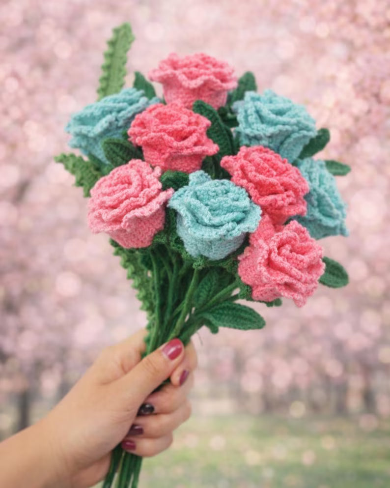 900+ Flower Bouquet Crochet Pattern Bundle – Floral Wedding & Garden PDF Collection