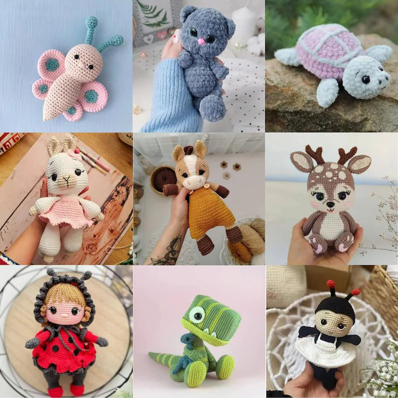 550+ Amigurumi Crochet Patterns Bundle – Ultimate Plushie & Toy PDF Collection