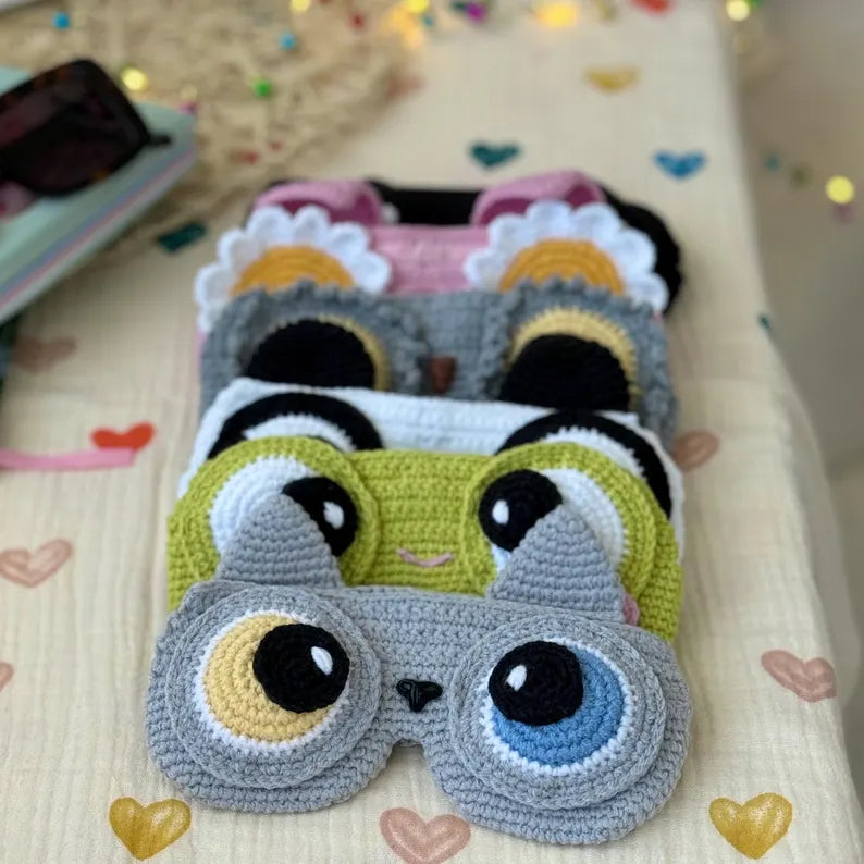 5-in-1 Crochet Glasses Case Pattern – Eyeglass & Sunglasses Pouch PDF Bundle
