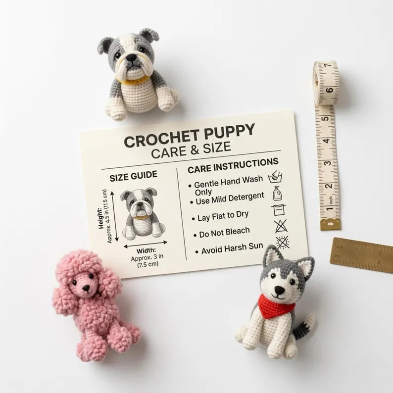 150+ Dog Crochet Pattern Bundle – Puppy & Dog Breed Amigurumi PDF Collection