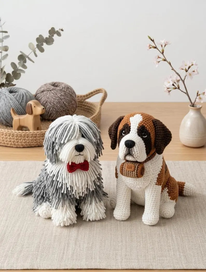 150+ Dog Crochet Pattern Bundle – Cute Puppy Amigurumi PDF Collection
