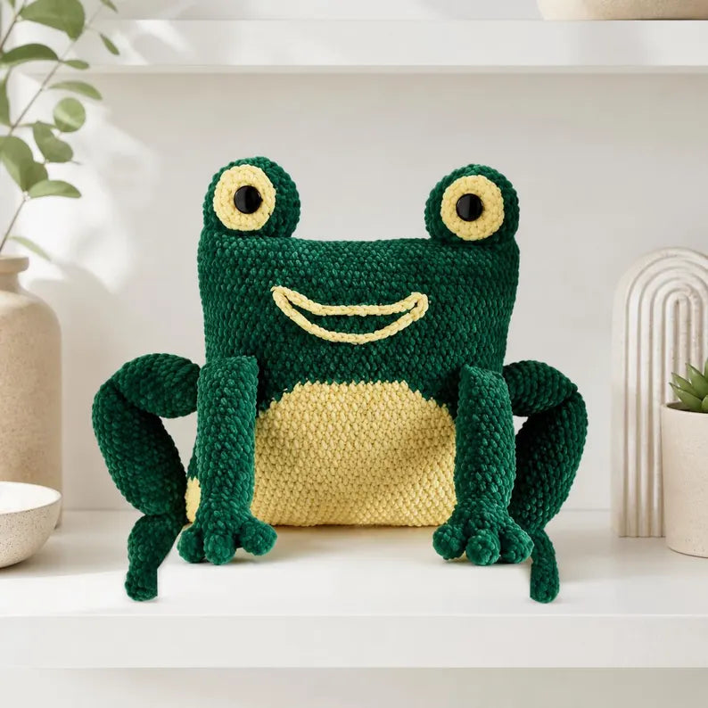 12 Animal Pillow Crochet Pattern Bundle – Cute Amigurumi Cushion PDF Collection