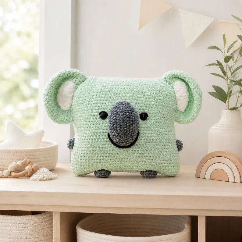 12 Animal Pillow Crochet Pattern Bundle – Cute Amigurumi Cushion PDF Collection