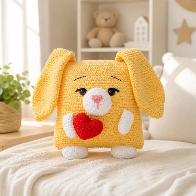 12 Animal Pillow Crochet Pattern Bundle – Cute Amigurumi Cushion PDF Collection