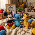 Disney Inspired Crochet Pattern Bundle – Cartoon & Princess Amigurumi PDF Collection