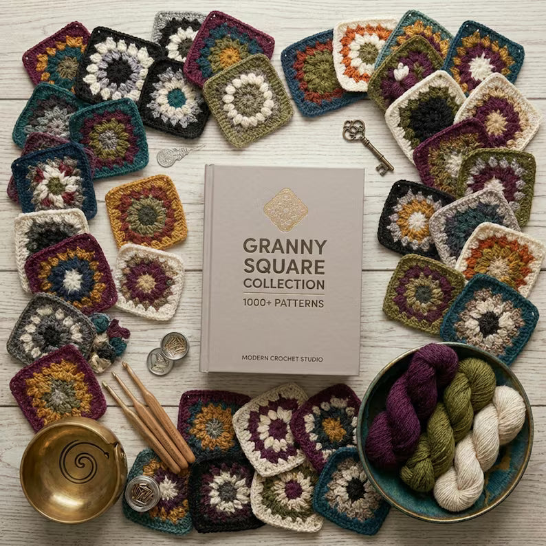 1000+ Granny Square Pattern Bundle