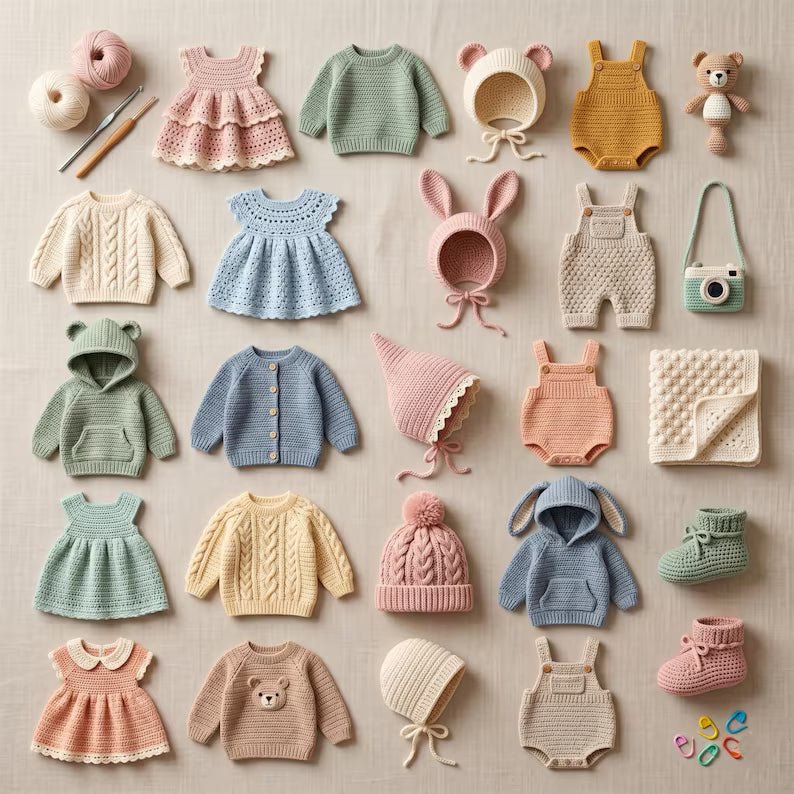300+ Child Crochet Pattern Bundle