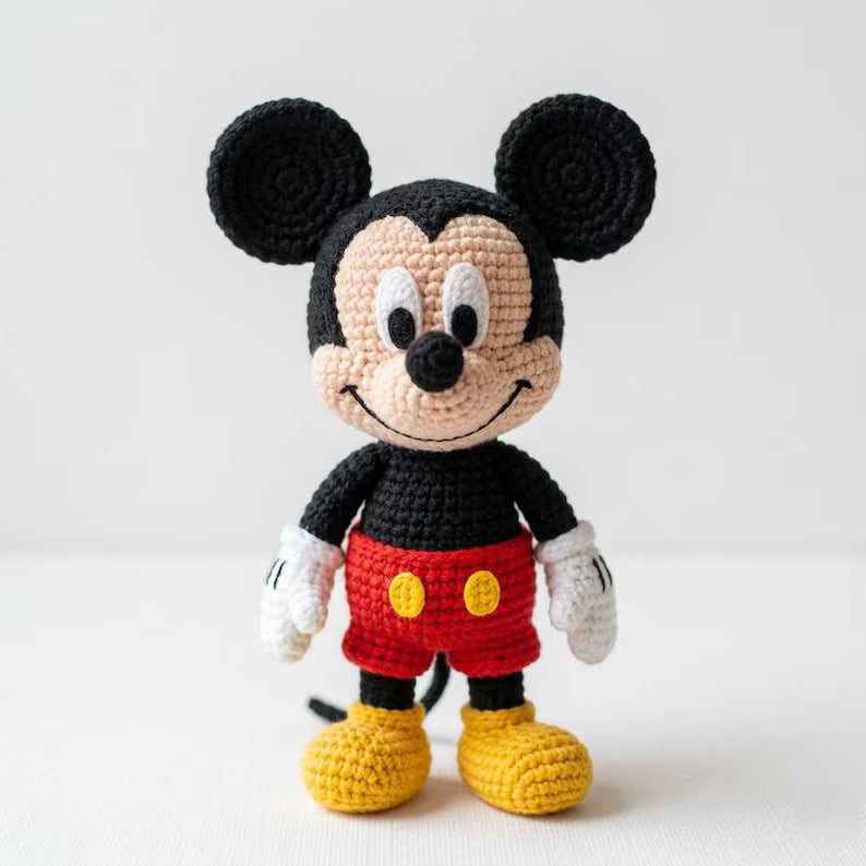 Disney Inspired Crochet Pattern Bundle – Cartoon & Princess Amigurumi PDF Collection