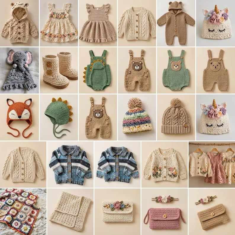 300+ Child Crochet Pattern Bundle