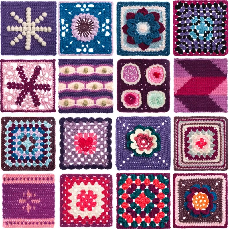 365 Granny Square Crochet Patterns Bundle – Ultimate Motif & Afghan PDF Collection
