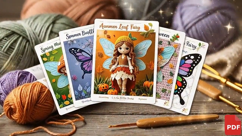 Fairy Dolls Crochet Pattern Bundle – Magical Amigurumi Collection