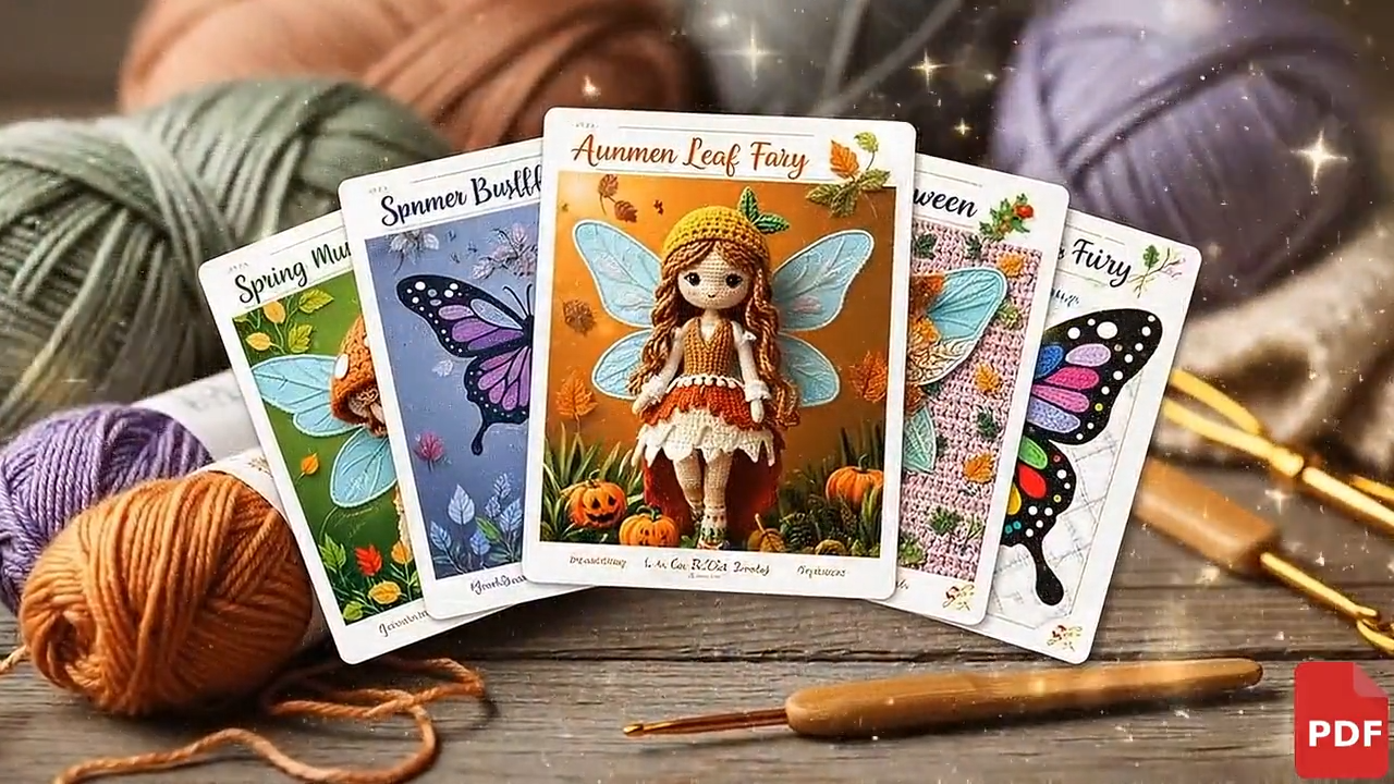 Fairy Dolls Crochet Pattern Bundle – Magical Amigurumi Collection