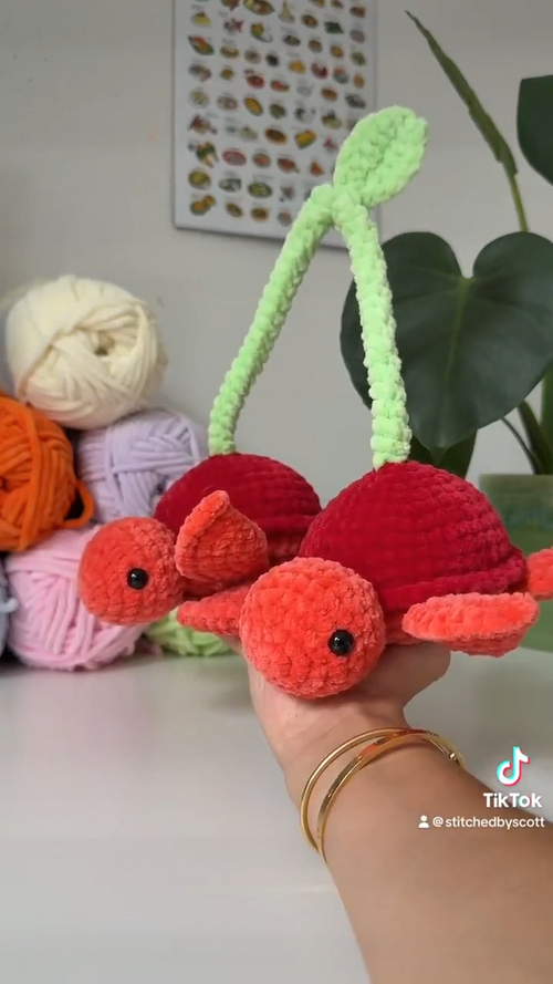 10-in-1 Fruit Turtle Crochet Pattern Bundle